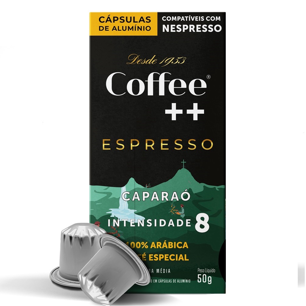 Capsulas de Café Coffee Mais, compatível com Nespresso, Caparaó, Caixa com 10 cápsulas… em Oferta na Shopee