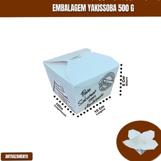 Pct. Padrão Emb. Yakissoba 500g 10x10x8 cm