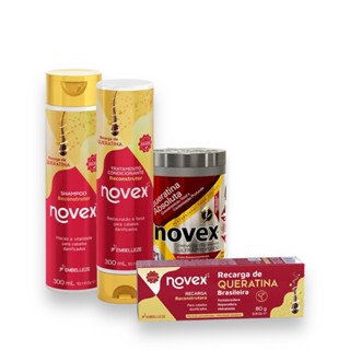 Kit Novex Recarga de Queratina Tratamento Ultraprofundo Hair