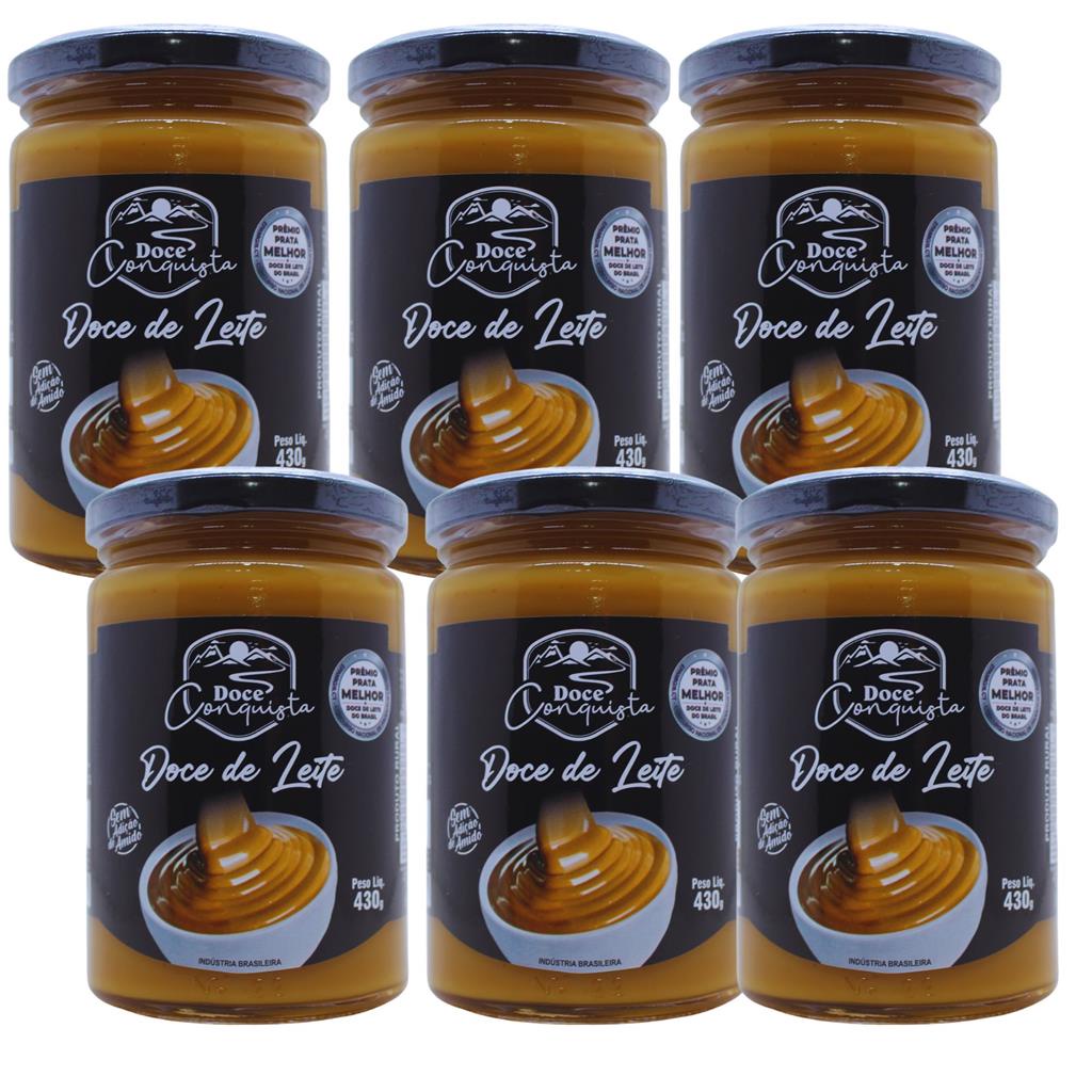 DOCE DE LEITE PURO 430G TRADICIONAL DOCE CONQUISTA KIT 6 UND