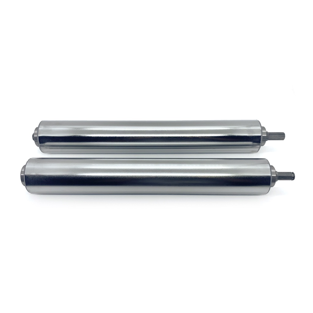 Kit rolos cromado de 37 cm reposição para laminador cilindro Supermix elétrico AND