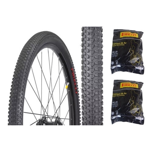 Par Pneu Bike Pirelli Scorpion Pro Aro 29 X 2.20 + 2 Camara