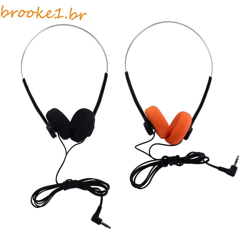 BROOKE1 Fone De Ouvido Com Fio , Vintage Over Ear Retro Feelings , Fashion 80s 90s De 3,5mm Walkman Photo Props em Oferta na Shopee
