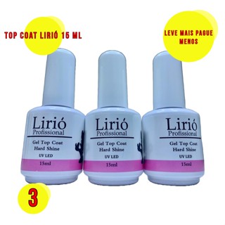 Kit top coat Lirio Minnie com 3 unidades 15 ml