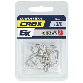 Garatéia CR6X NIQ. Nº3/0 c/ 6 Un - Crown