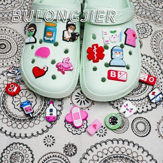 Crocs Quente Jibbitz PVC Fofo Enfermeira Para Chinelos Faça Você Mesmo Pinos Sapatos Botão Charme