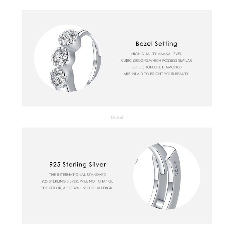 MODIAN Spakrling Clear CZ Fivelas De Orelha Genuínas 925 Sterling Silver Hoop Brincos Para Mulheres Declaração De Casamento Jóias Aretes — imagem 2 de 2