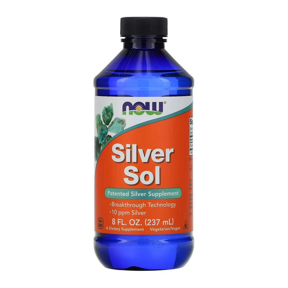 Silver Sol Líquido 50mcg Now Foods 237ml Importado em Oferta na Shopee