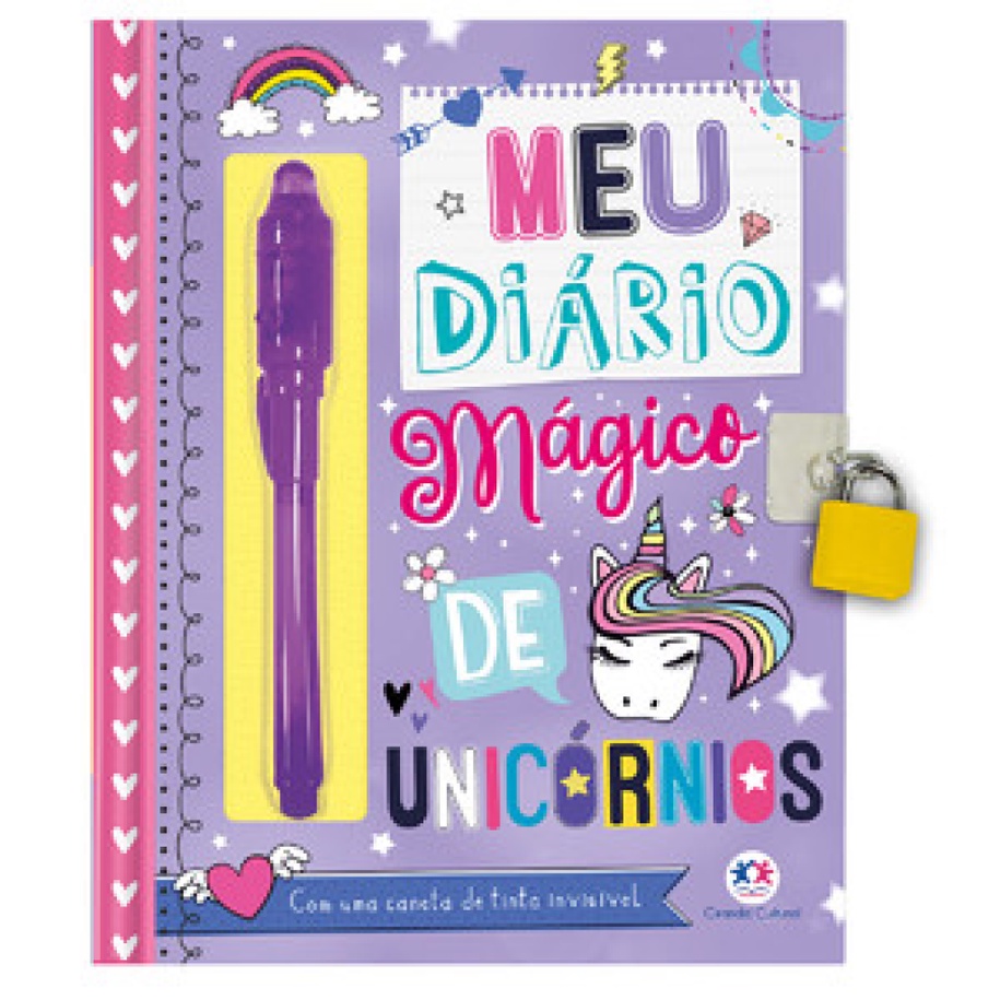 Meu livro diário mágico de unicórnios