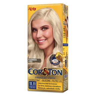 Tintura Creme Cor & Ton Louro Muito Claro Prata 11.11