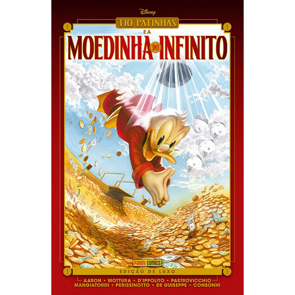 Livro - Tio Patinhas E A Moedinha Do Infinito - Edição De Luxo - Novo