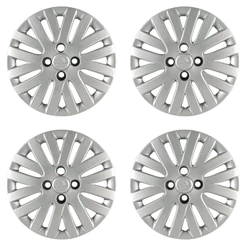Calota Aro 14" cor Prata Mod Gol/Voyage/Saveiro G5 2009/11 (Jogo c/ 4 Calotas) Grid - 009CA-PTA-E