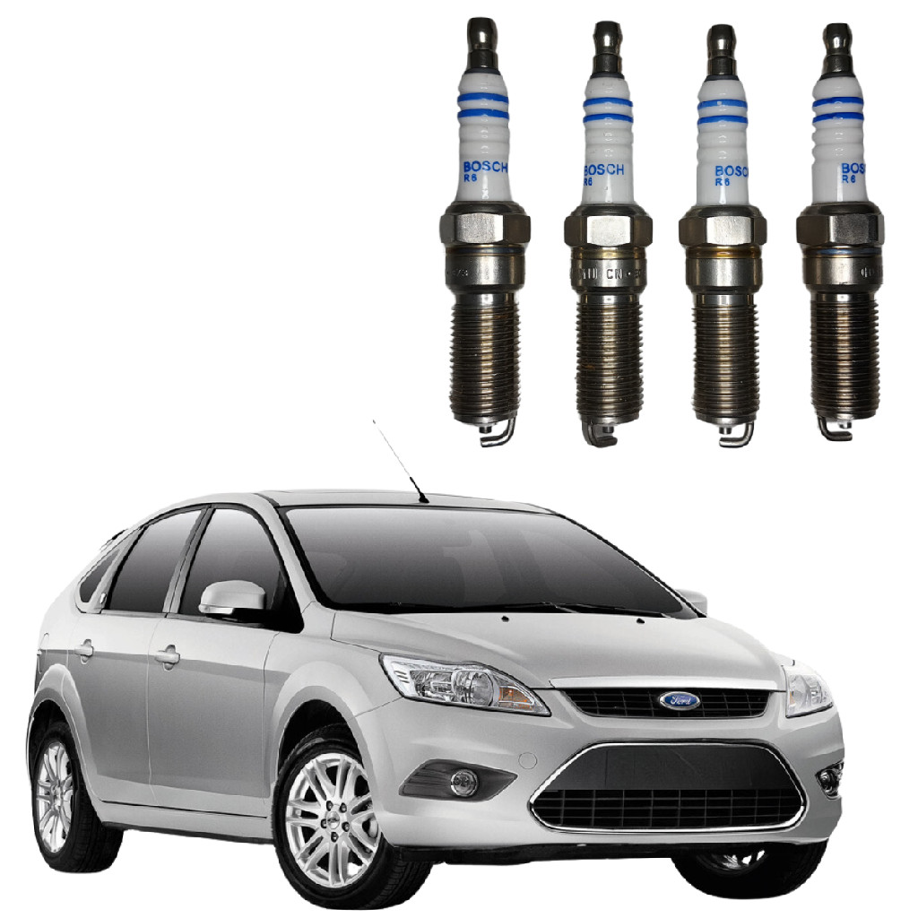 Vela De Ignição Bosch Ford Focus 1.6 2010 A 2015