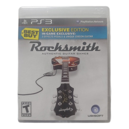 Ps3 Rocksmith Authentic Guitar Games Exclusive Edition