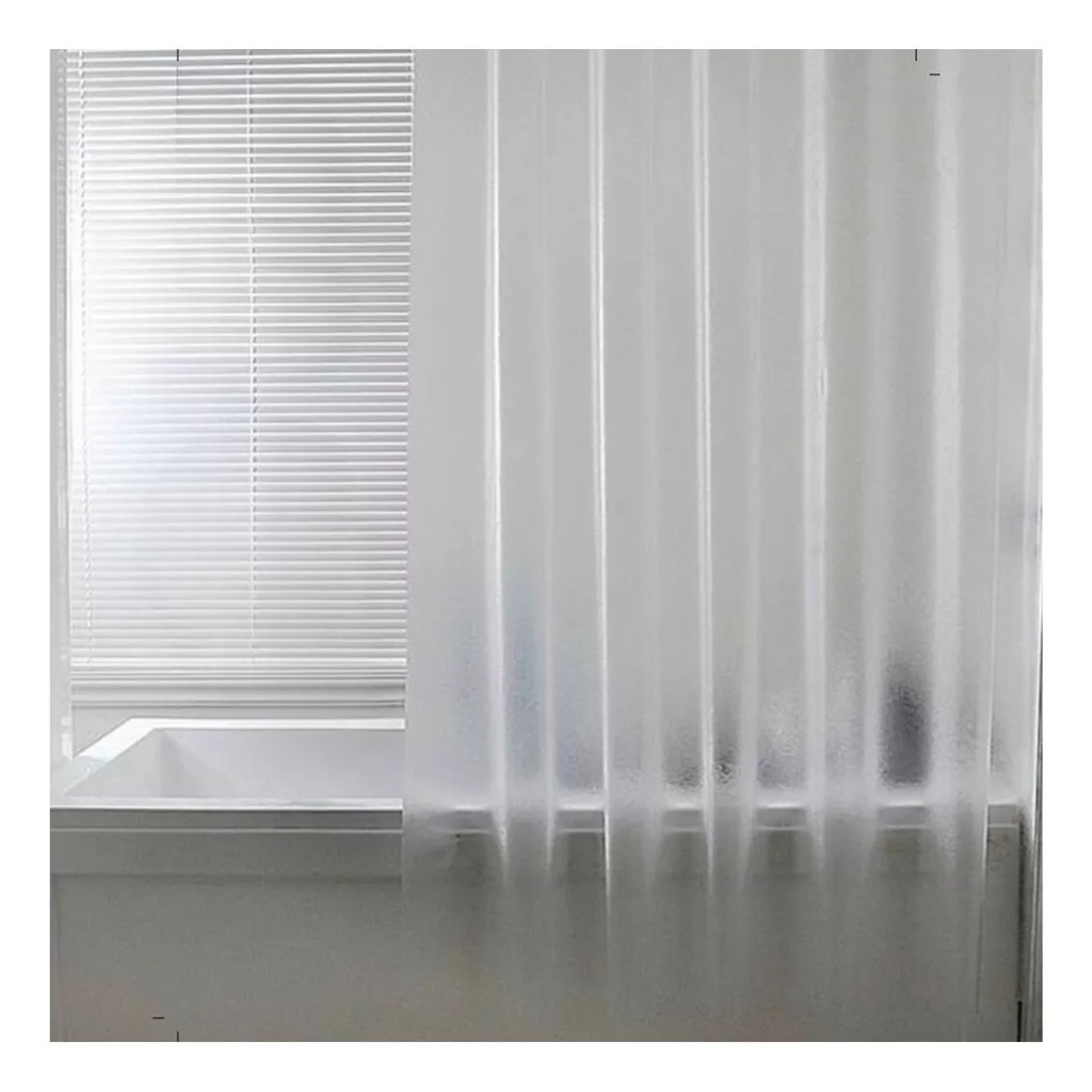 Cortina Box Banheiro Fosca Antimofo Flexível 1.40m × 2,00m em Oferta na Shopee