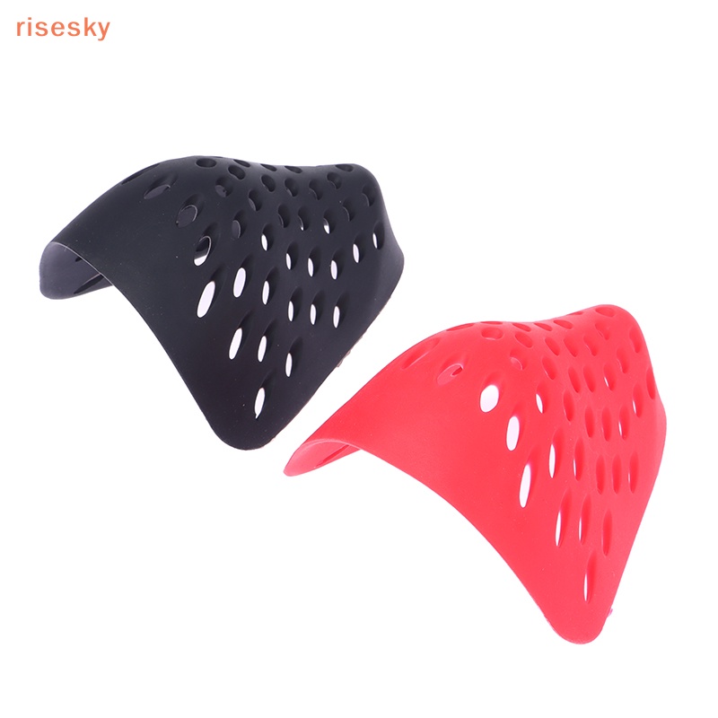 [risesky] Máscara Cosplay Adereços Sílica Preto/Vermelho/Branco Halloween Meia Capa Facial Bucal