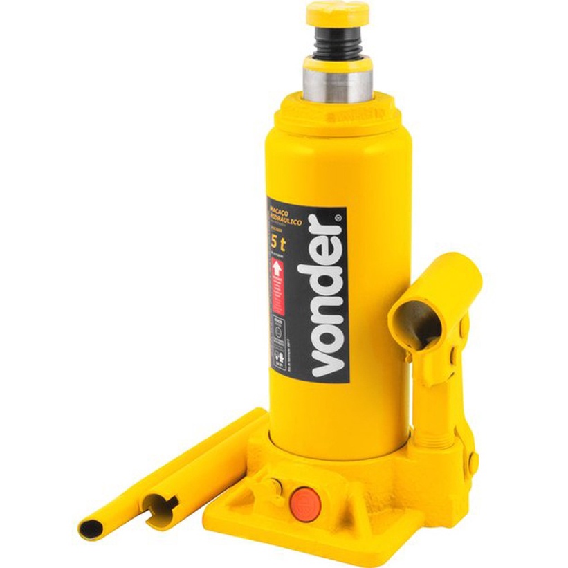 Macaco Hidráulico Tipo Garrafa 5 Toneladas Vonder em Oferta na Shopee
