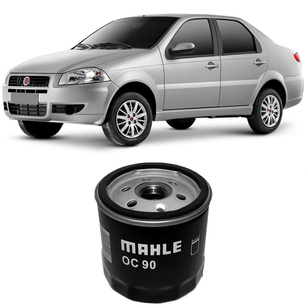 Filtro Óleo Punto Siena Stilo 2002 A 2011 Metal Leve Oc90