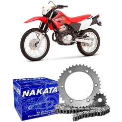 Kit Relação Coroa Corrente Xr 250 Tornado 2001 A 05 06 07 08