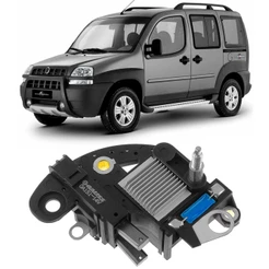 Regulador Voltagem Alternador Doblo Fiorino Idea Gauss