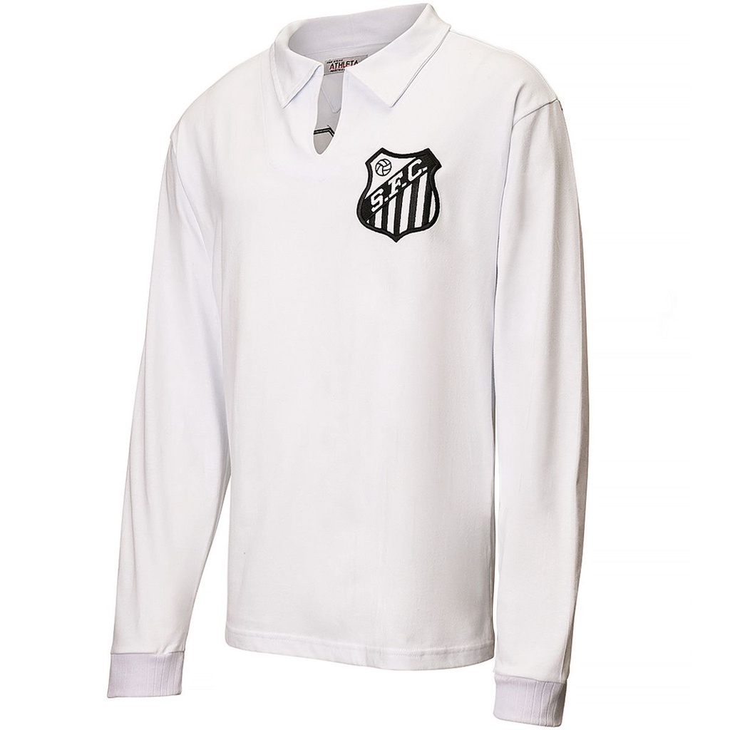Camisa Retrô Santos 1962 Manga Longa Oficial
