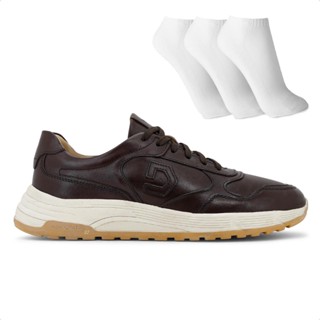 Tênis Democrata Denim Dave Masculino + 3 Pares de Meias