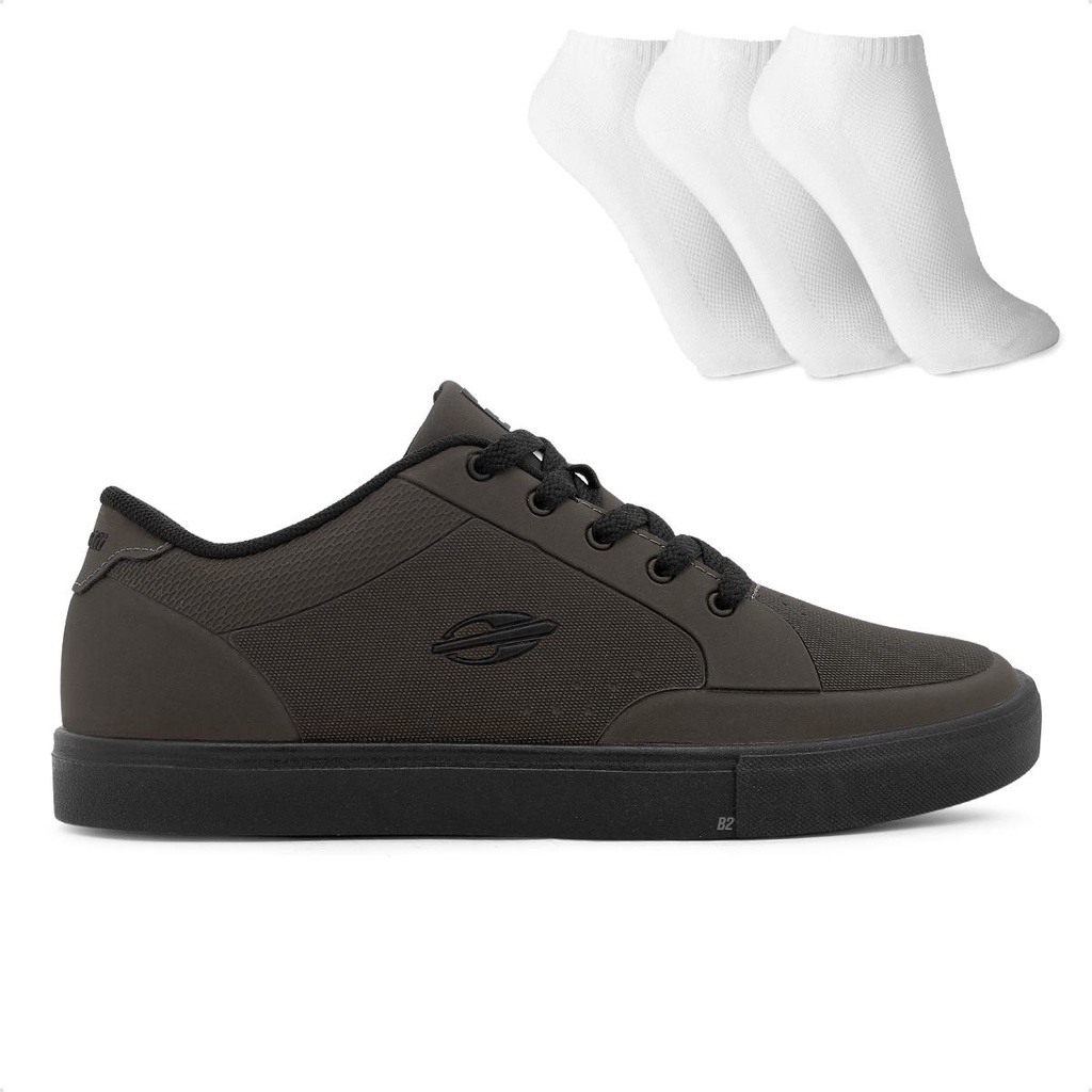 Tênis Mormaii Urban Free + 3 Pares de Meias 100% Original Com Nota Fiscal e Garantia - Men Shoes