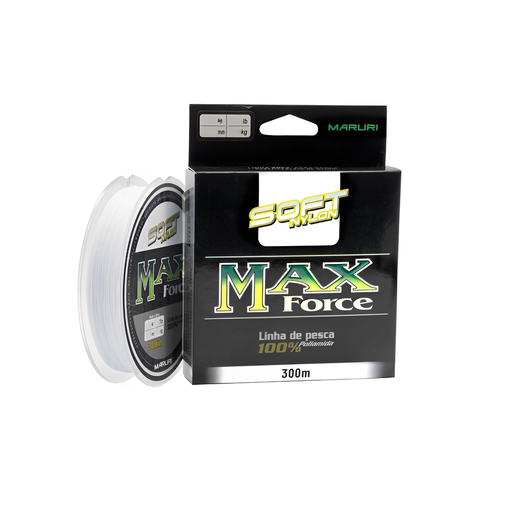 Linha Max Force Soft Branco 300M - Maruri - Sports & Outdoors