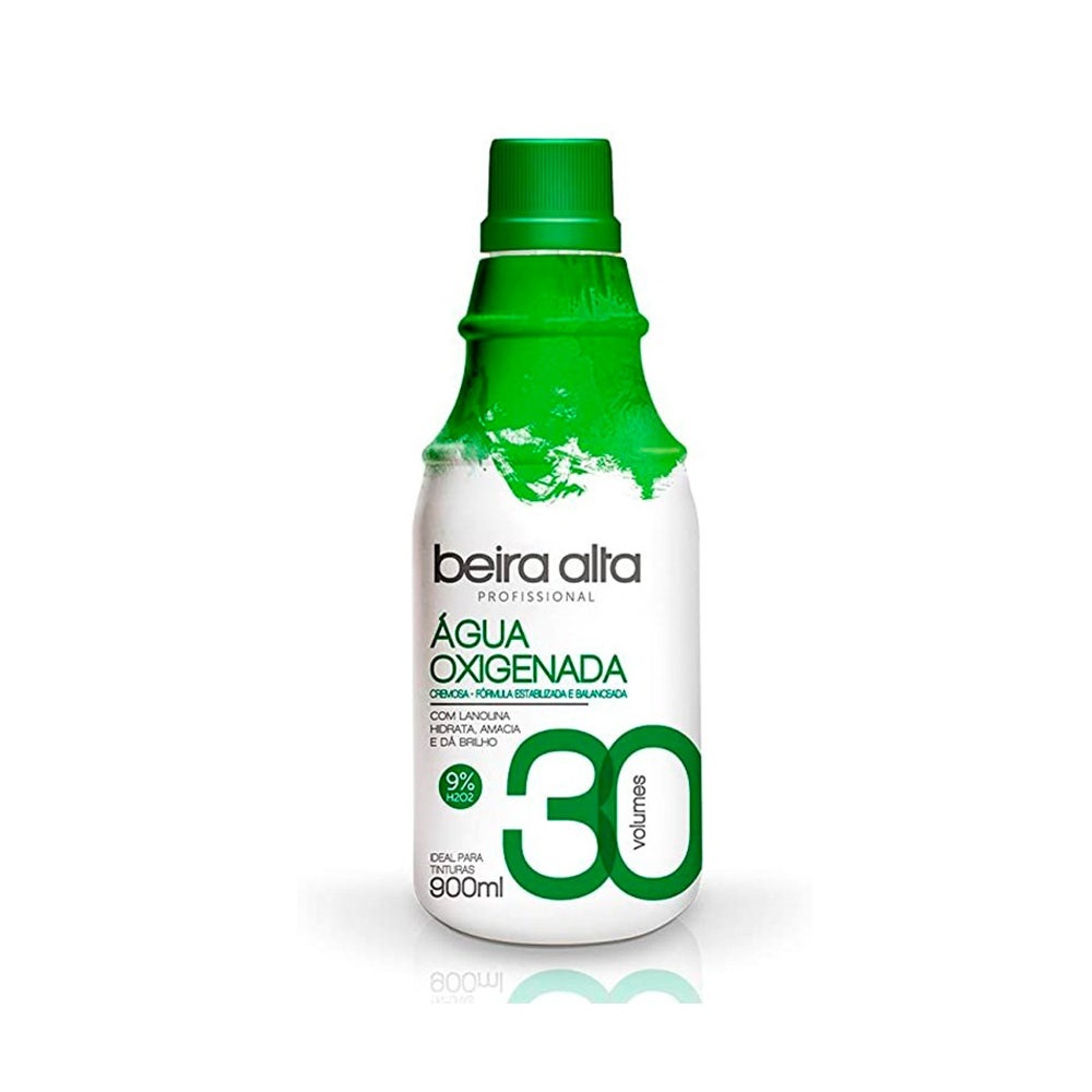 Água Oxigenada Beira Alta Cremosa 30 Volumes 900ml em Oferta na Shopee