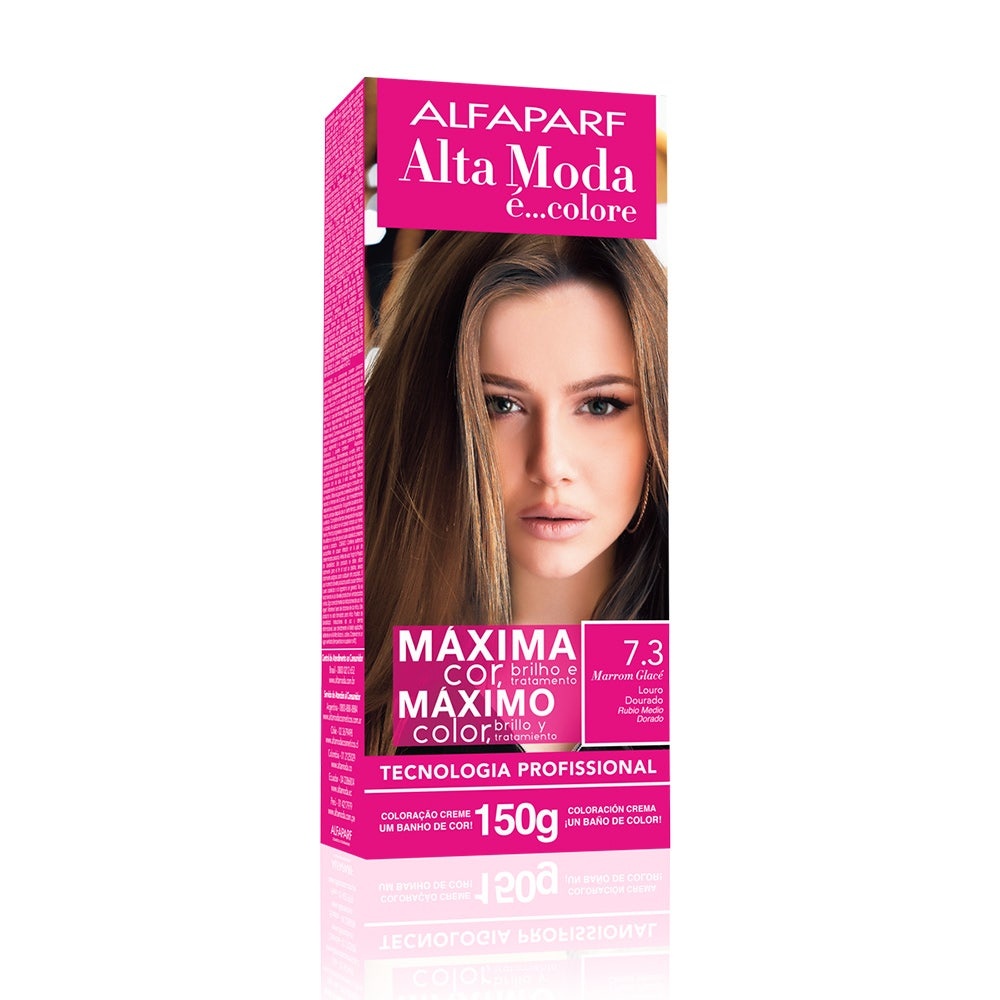 Tintura Alta Moda 7.3 Louro Dourado - Beauty