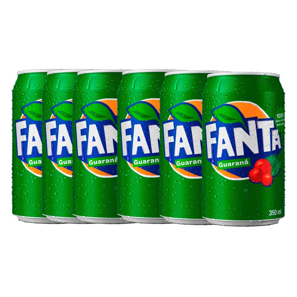 Kit 6 Refrigerante Fanta Guaraná Lata 350ml em Oferta na Shopee