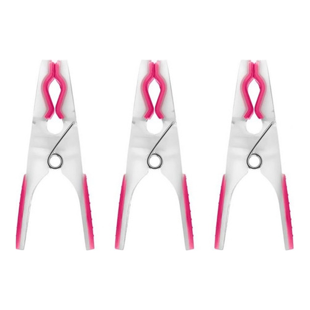 Grampo De Roupa Emborrachado Kit 36 Pregador Resistente