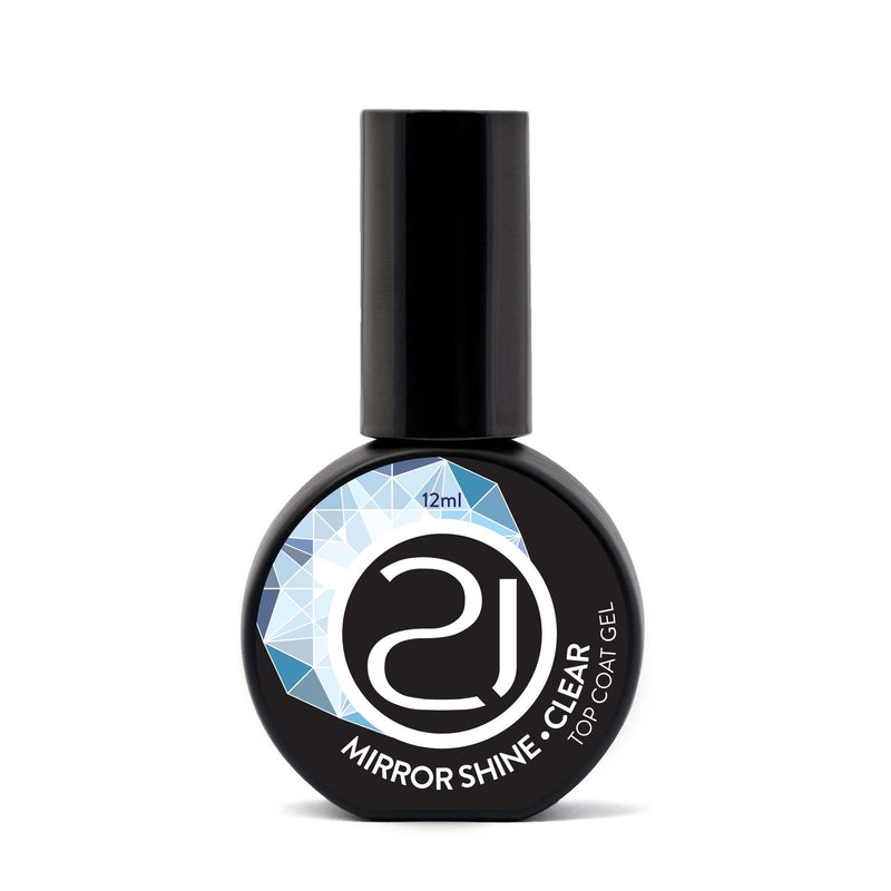 Top Coat Mirror Shine Clear 12ml - Nails 21