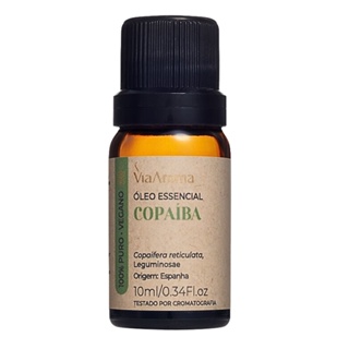 Óleo Essencial de Copaíba 100% Puro 10ml Via Aroma em Oferta na Shopee
