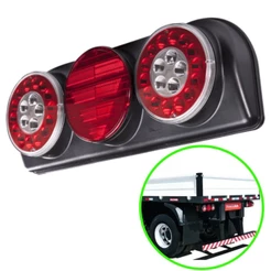 Lanterna Traseira LED Carreta Facchini Original Aspock Braspoint 4 Vermelha 24V