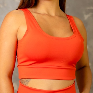 Top Fitness Academia Sem Bojo em tecido Supplex que da ótima sustentação em Oferta na Shopee