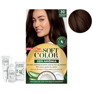 Coloração Sem Amônia Castanho Escuro 30 Soft Color