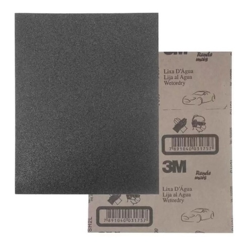 Lixa D'água Grão 120 3m - Pacote Com 50 Unidades em Oferta na Shopee