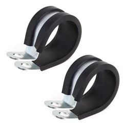 Kit 2 Abracadeiras 12 Mm Com Borracha - Aplicação Universal