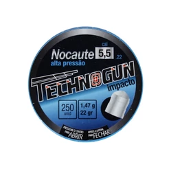Chumbinho Technogun Nocaute 5.5mm 250un.