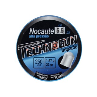 Chumbinho Technogun Nocaute 5.5mm 250un.
