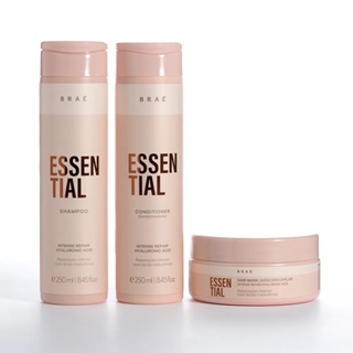 Kit Braé Essential Trio Shampoo e Condicionador 2x250ml + Máscara 200g em Oferta na Shopee