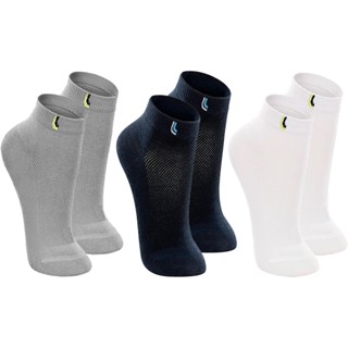 Kit com 3 Pares de Meias Infantil Cano Curto Algodão Lupo