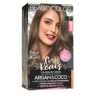 Tintura Creme Beauty Color Louro Natural Acinzentado 7.1