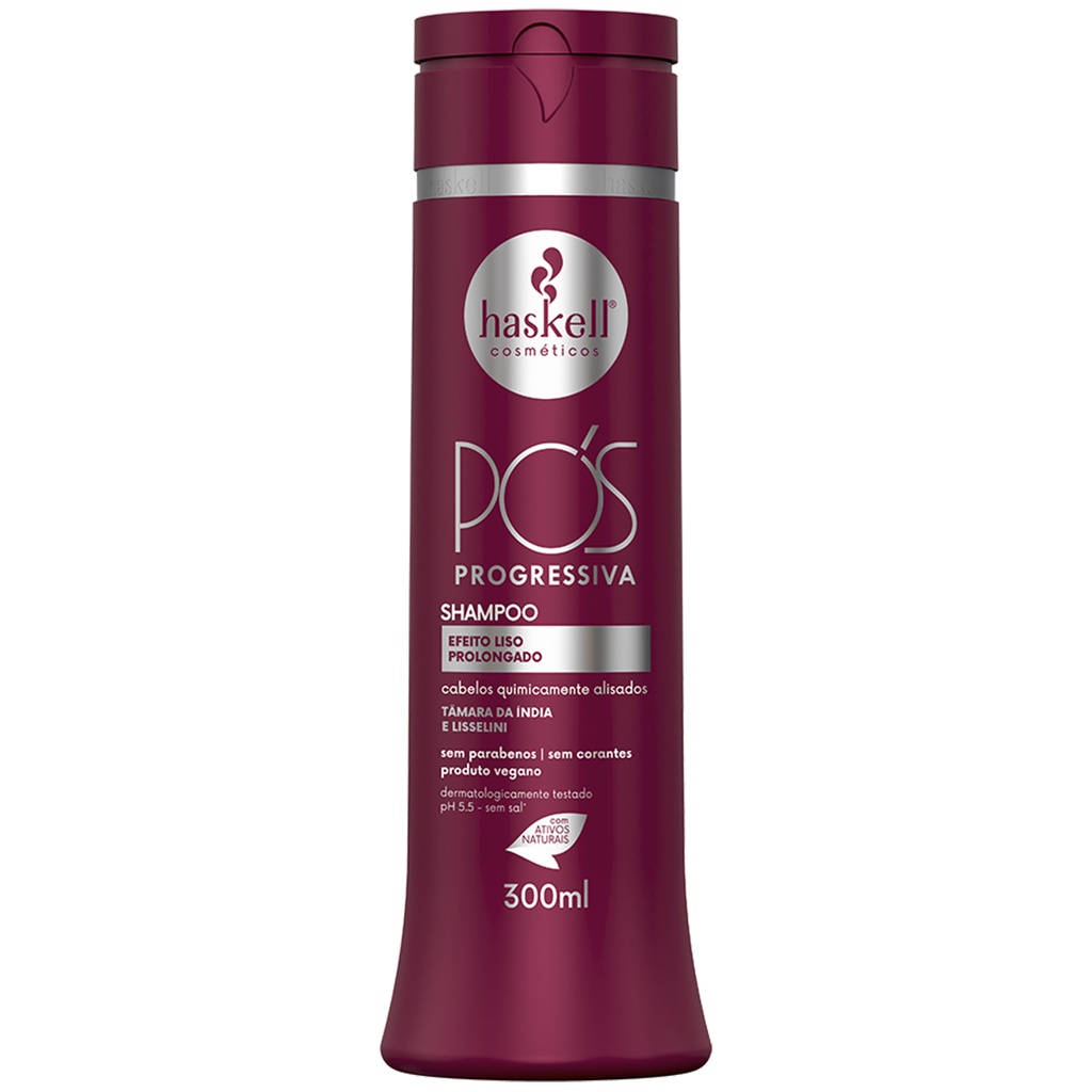 Kit Shampoo e Condicionador 300ml Haskell Pós Progressiva
