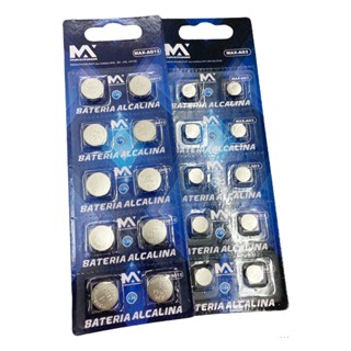 10 Pilhas Baterias 1,5v Max AG3/AG13 ótima durabilidade