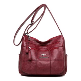 Bolsa Ombro Bag Transversal Retro Lado Feminina Couro Ecologico Ajustavel