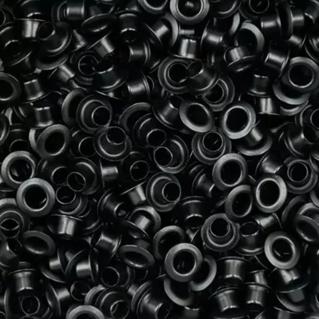 Ilhós de Metal Preto N°51 Cassmar 100 unidades em Oferta na Shopee