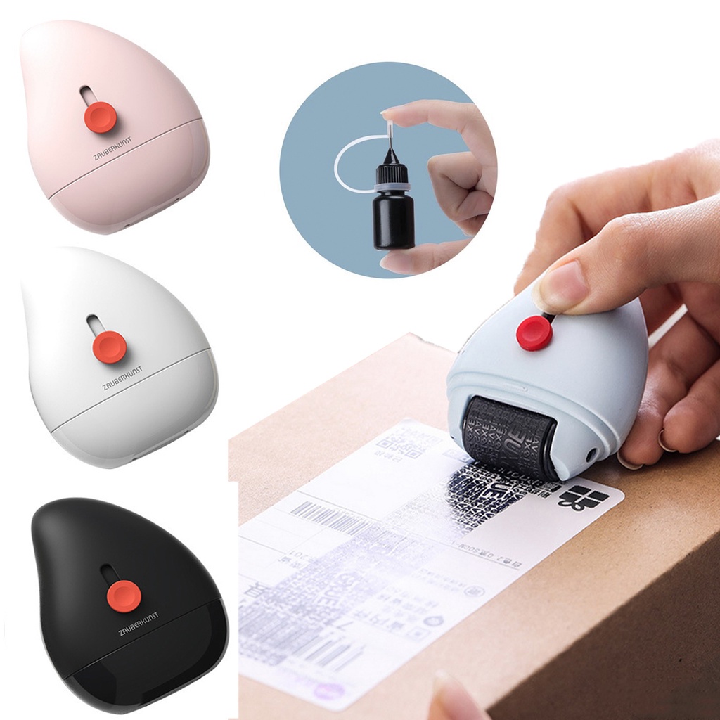 Carimbo de Segurança para Proteção de Dados Com Estilete Recarregável A Melhor Opção para Garantir a Privacidade / Informações Sensíveis / Confidencialidade / Protetor de Endereço / Solução Segura