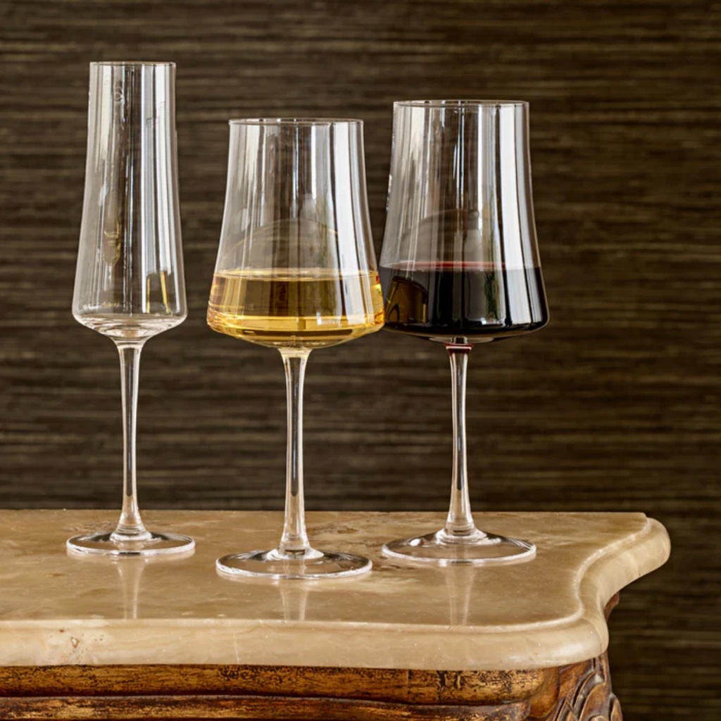 Jogo de Taças Para Vinho Tinto Bohemia Cristal 6 Peças Espumante 460ml em Oferta na Shopee